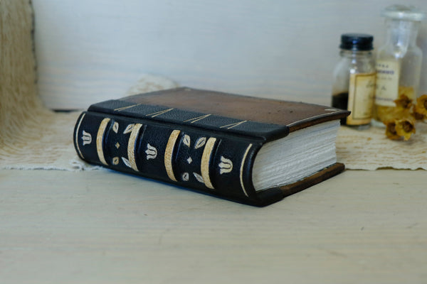 Vintage Brown Leather Journal, Worn Notebook - Weathered