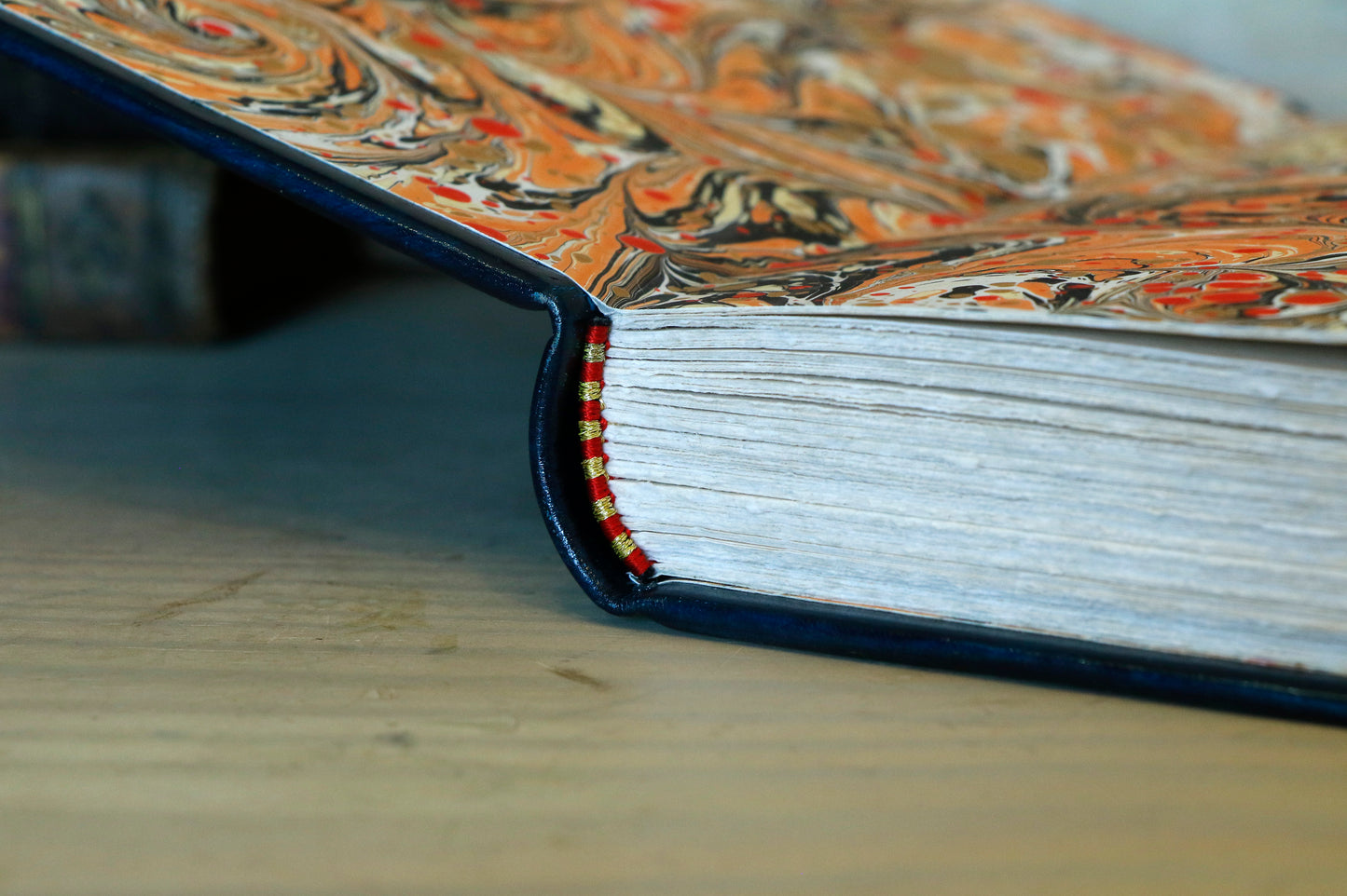 Handpainted Leather Journal, Visio Ordinis Mundi / Order of the Universe