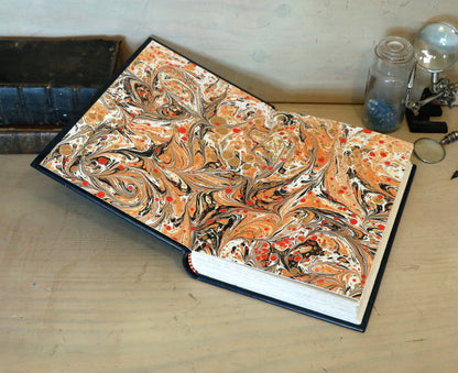 Handpainted Leather Journal, Visio Ordinis Mundi / Order of the Universe