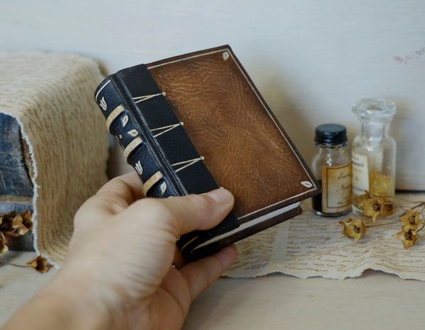 Vintage Brown Leather Journal, Worn Notebook - Weathered