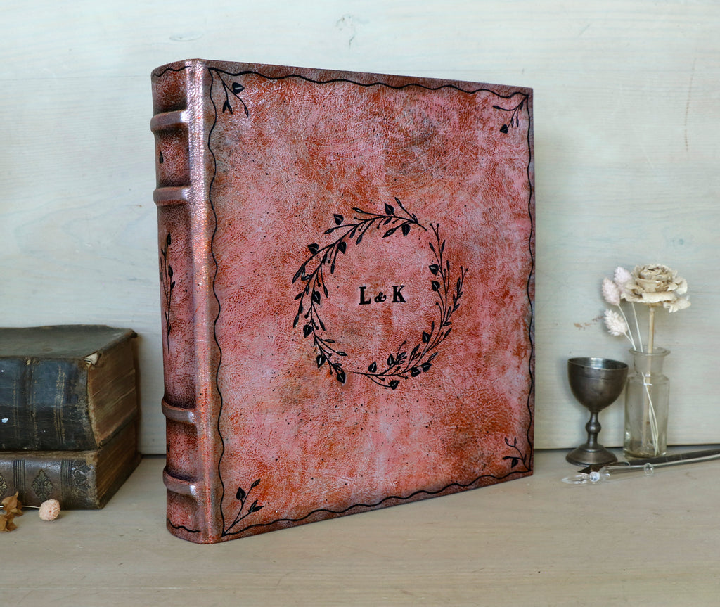 Custom Order Leather Scrapbook