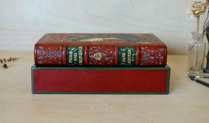 Pride and Prejudice | Jane Austen. Hand Tooled and Painted Leather Binding, Original Artwork Design. One of a kind
